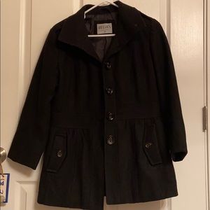 Delia’s Black Fitted Peacoat